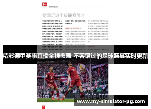 精彩德甲赛事直播全程覆盖 不容错过的足球盛宴实时更新
