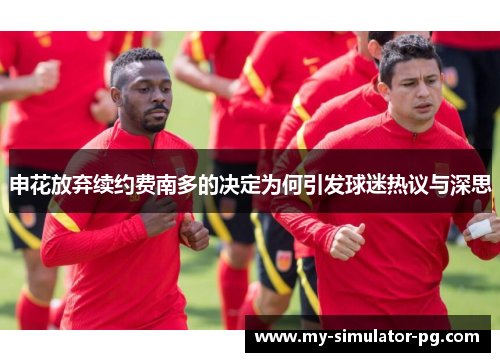 申花放弃续约费南多的决定为何引发球迷热议与深思